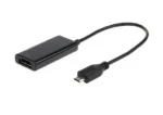 Gembird adaptér MHL (M) -gt; HDMI (F) + MICRO USB (BF) (11 pin) smartphone - TV HD (A-MHL-003)