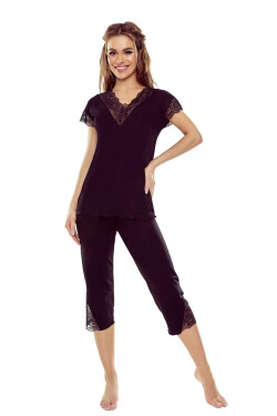 Eldar First Lady Indila pyžamo s/r S-XL černá S