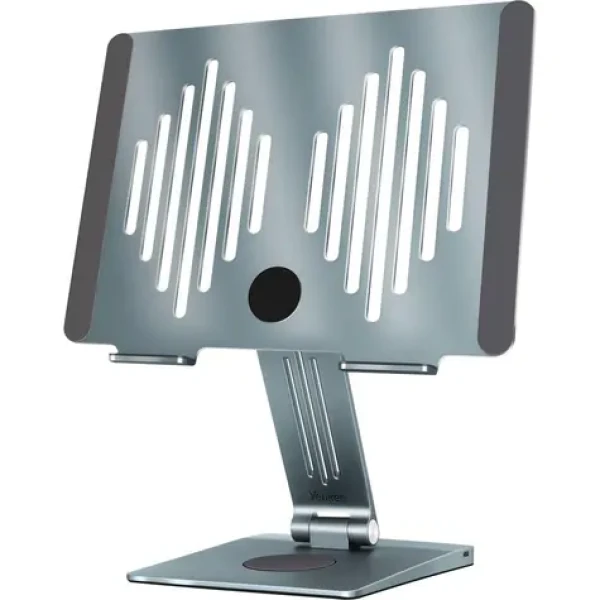 YENKEE YSN 03 TASK modrá / Stojan s integrovaným Hubom / pre notebooky do 15.6" / USB-C 3.1 / 3x USB-A / HDMI (8590669358786)