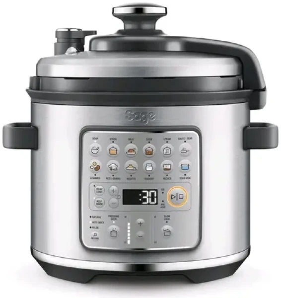 Sage Fast Slow Go / elektrický tlakový hrniec / 1100W / 6 l / 12 prednastavených programov / LCD (SPR680)