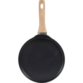 Lamart Natur LT1289 čierna/hnedá / Panvica na palacinky / 25 cm / hliník / nepriľnavý povrch (42007221)