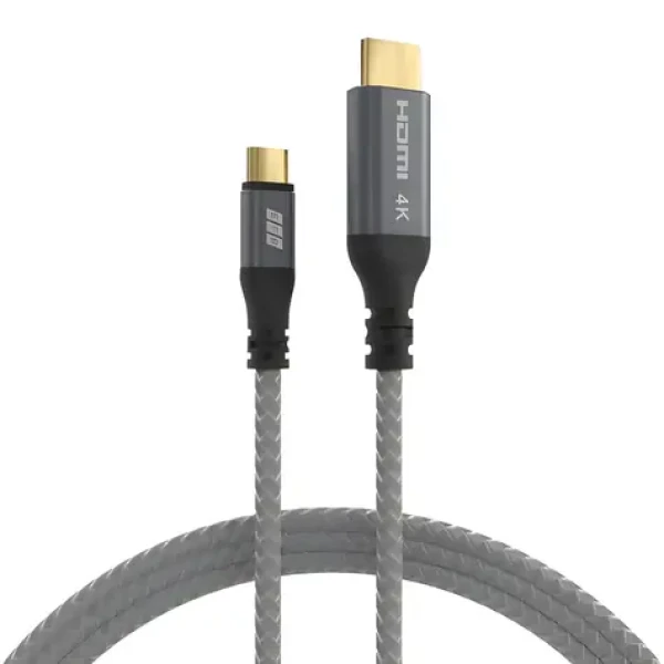 EFB USB-C - HDMI kábel sivá / Adaptérový kábel / 4K 30Hz / 1,8 m (USB-HDMI-00001)