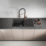 Kuchinox - SHIRE granitový drez 1-kom s odkvapkávačom SBS_711Y