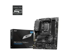 MSI PRO B760-P DDR4 II / B760 / LGA 1700 / 4x DDR4 / PCIEx16 / 1x GLAN / ATX (PRO B760-P DDR4 II)