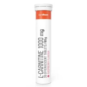 L-karnitín 1000 mg šumivý - GymBeam (malina, 20 tab.) (31295-4-20tab-malina)