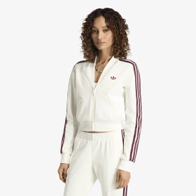 Mikina adidas V-Neck Superstar Track Top Off White XL