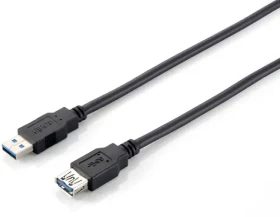 Equip čierna / Predlžovací kábel / USB-A - USB-A / 2 m / USB 3.0 (128398)