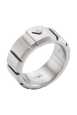 Emporio Armani Módny oceľový prsteň EGS3081040 64 mm
