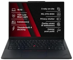 Lenovo ThinkPad E14 G7 čierna / Notebook / 14 "2.8K / Intel Core Ultra 5 226V 4.5GHz / 16GB / 512GB SSD / Intel Arc (21U2004XCK)