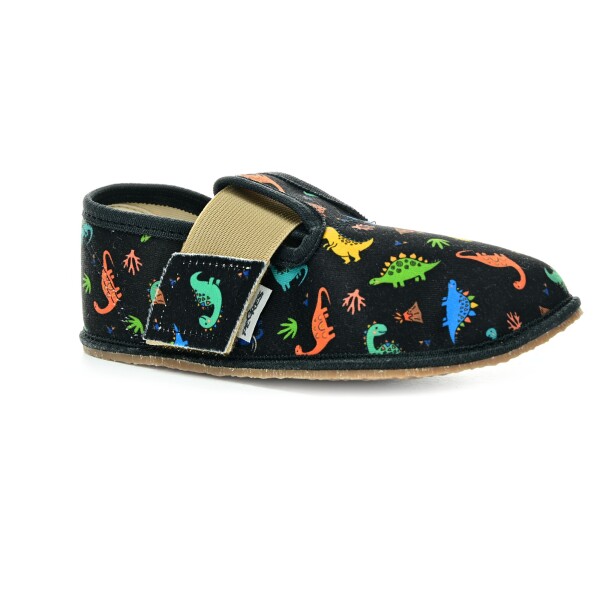 Pegres BF01 Dinoo Black barefoot papuče 27 EUR