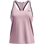 Dámske tielko 1360831 Knockout Mesh Back Tank FW21 - Under Armour XL melange-šedá