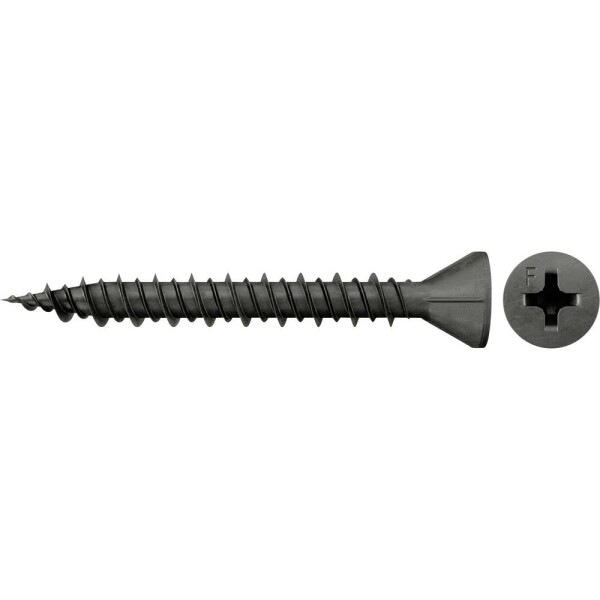 Fischer 665087 sadrokartónové dosky 3.9 mm 55 mm krížová dražka Philips tvrdené, fosfátované 600 ks; 665087