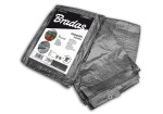 Krycia plachta s okami – PREMIUM 200 g/m² sivá, 3×4 m [12 m²]