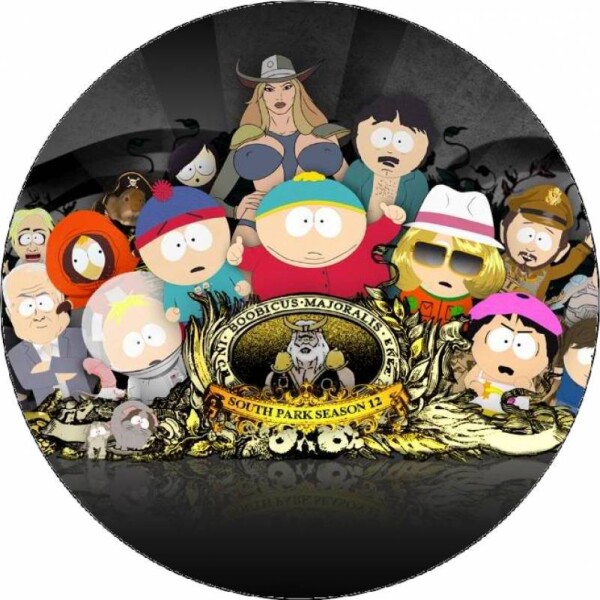 Jedlý papier Mestečko South Park 19,5 cm - Pictu Hap - Pictu Hap