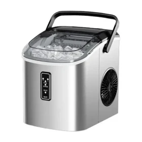Euhomy IM008 Výrobník kociek ľadu strieborná / 220-240 V / dotykové ovládanie / Denná kapacita: 12 kg kociek ľadu (IM008-BSI-DEEH-AZ)