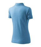 Dámske tričko Pique Polo azure blue XS