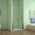 H K - Sprchové dvere SAFE D2 120 FROST dvojkrídlové 116-120 x 195 cm SE-SAFED2120FROST