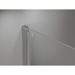 MEXEN/S - Mist-B Duo sprchovací kút dvere krídlové 100 x 75, transparent, chróm 8A2-100-075-01-00