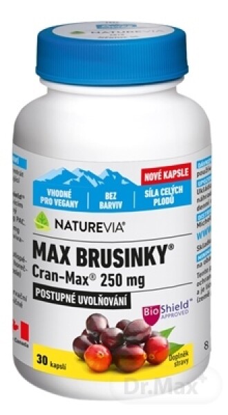 NATUREVIA Max brusnice cran-max 250 mg 30 kapsúl