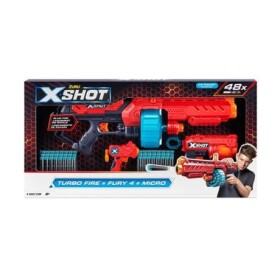 Zuru X-Shot Excel Combo Pack Turbo Fire amp; Fury 4 amp; Micro