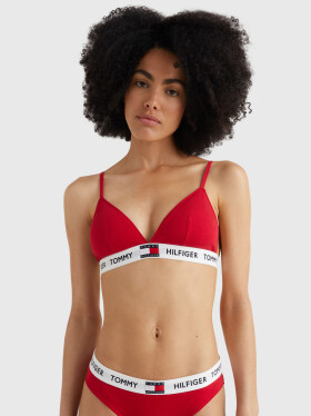 Dámska podprsenka ORGANIC COTTON PADDED TRIANGLE BRA UW0UW02243XCN červená Tommy Hilfiger