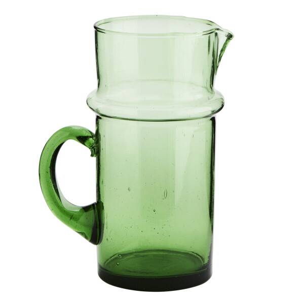 MADAM STOLTZ Sklenený džbán Beldi Green 1 l