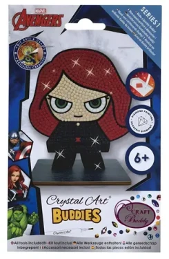 CRYSTAL ART Diamantové maľovanie Postavička Black Widow