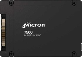 Micron Micron 7500 PRO - SSD - Read Intensive - verschlusselt - 960 GB - intern - 2.5" (6.4 cm) - U.3 PCIe 4.0 (NVMe) - 256-Bit-AES, 3072-Bit-RSA, FIPS 140-3 Level 2, 208-bit RSA - TCG Opal Encryption 2.01