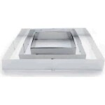 Rozkladacia forma na tortu – štvorcový rám 20 × 24 – 38 × 46 cm, výška 6 cm - Ibili - Ibili