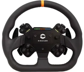 Simucube Valo GT-23 SC3 Závodný volant čierna koža / priemer 320 mm / rýchloupinák SC3 (SCVALO-SC3-LE)