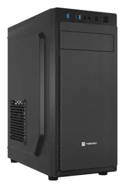 Natec Aracanta čierna / PC skriňa / Midi Tower / ATX/mATX/Mini-ITX / bez zdroja / USB 3.0 (NPC-2326)