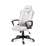 Huzaro Force 2.5 Mesh RGB biela / Herná stolička / nastaviteľná / nosnosť až 140 kg / látka sieťovina (HZ-FORCE 2.5 RGB WHITE MES)