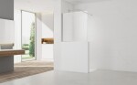 Sprchová zástena SAT Walk-in 120x100 cm na zníženú priečku chróm SATBWIS120PR SATBWIS120PR