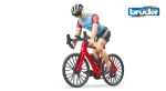 Bruder 63110 Cestný bicykel s cyklistom