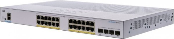 Cisco Cisco switch CBS350-24P-4G, 24xGbE RJ45, 4xSFP, fanless, PoE+, 195W - REFRESH