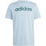 Tričko adidas Essentials Single Jersey Linear vyšitým logom IJ8651