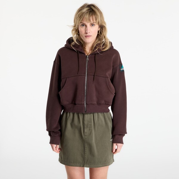 Mikina adidas Equipment Cropped Hoodie Aurora Coffee XL