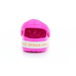 Papuče Crocs Crocband Clog K - Electric Pink/Cantaloupe 33 EUR