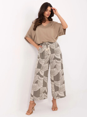 Nohavice D73771M62237G khaki XL