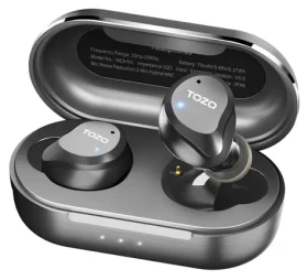 TOZO NC9 PRO čierna / Bezdrôtové slúchadlá / mikrofón / ANC / BT 5.3 (ACHFTZNC9P010)