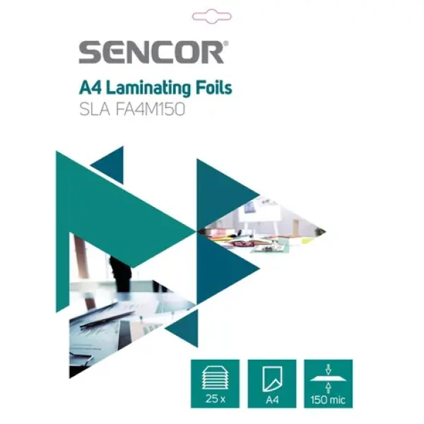 Sencor SLA FA4M150 Laminovacia fólia A4/150mic (25ks) (8590669139279)