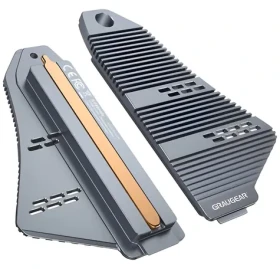 GrauGear G-PS5HS04 sivá / Chladič M.2 SSD / pre PS5 / M.2 2230-2280 / medený heatpipe (G-PS5HS04)