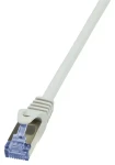 LogiLink PrimeLine Cat6a šedá / Patch kábel / S/FTP / RJ-45 / 10 m / AWG 26/7 (CQ3092S)