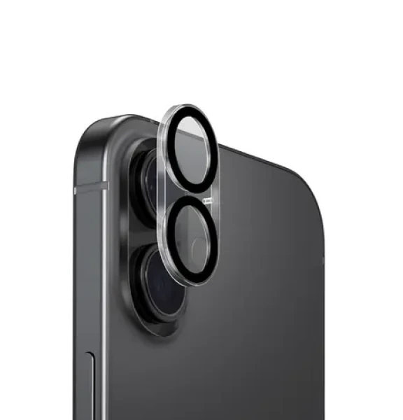 UNIQ OPTIX ClearShield FrameGuard ochranné sklo na šošovku fotoaparátu na iPhone 17, Crystal clear (8886463696750)