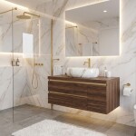 REA - Umývadlo na dosku Linda Lava Mat 34,1x48,3 REA-U8568