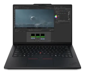 Lenovo ThinkPad P14s Gen 7 (Intel) čierna / Notebook / 14,5" WUXGA / Intel Core Ultra 7 366H / 32GB / 1TB SSD (21XJ001RCK)