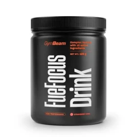 FueFocus Drink - GymBeam (jahoda kivi, 125 g) (110848-2-125g-strawberrykiwi)