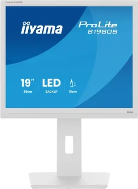 19" IIYAMA ProLite B1980S-W1 biela / LED / TN / 1280x1024 / 5:4 / 3 ms / 1000:1 / 250cd-m2 / VESA (B1980S-W1)