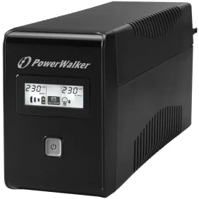 PowerWalker VI 850 LCD / záložný zdroj UPS / 850 VA / 480 W / 2x Typ F (CEE 7/3) / USB (10120017)