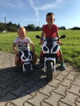 Mamido Mamido Detská elektrická motorka BMW S1000RR trojkolka červená